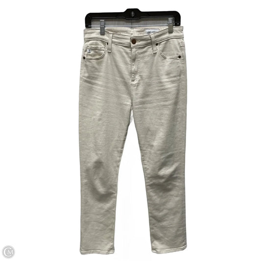 Jeans Straight By Ag Jeans In Beige, Size: 6