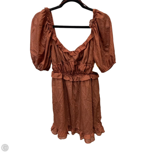 Dress Casual Short By By The River In Polkadot Pattern, Size: L