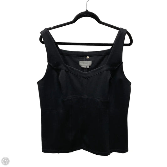 Top Sleeveless By Anthropologie In Black, Size: Xl