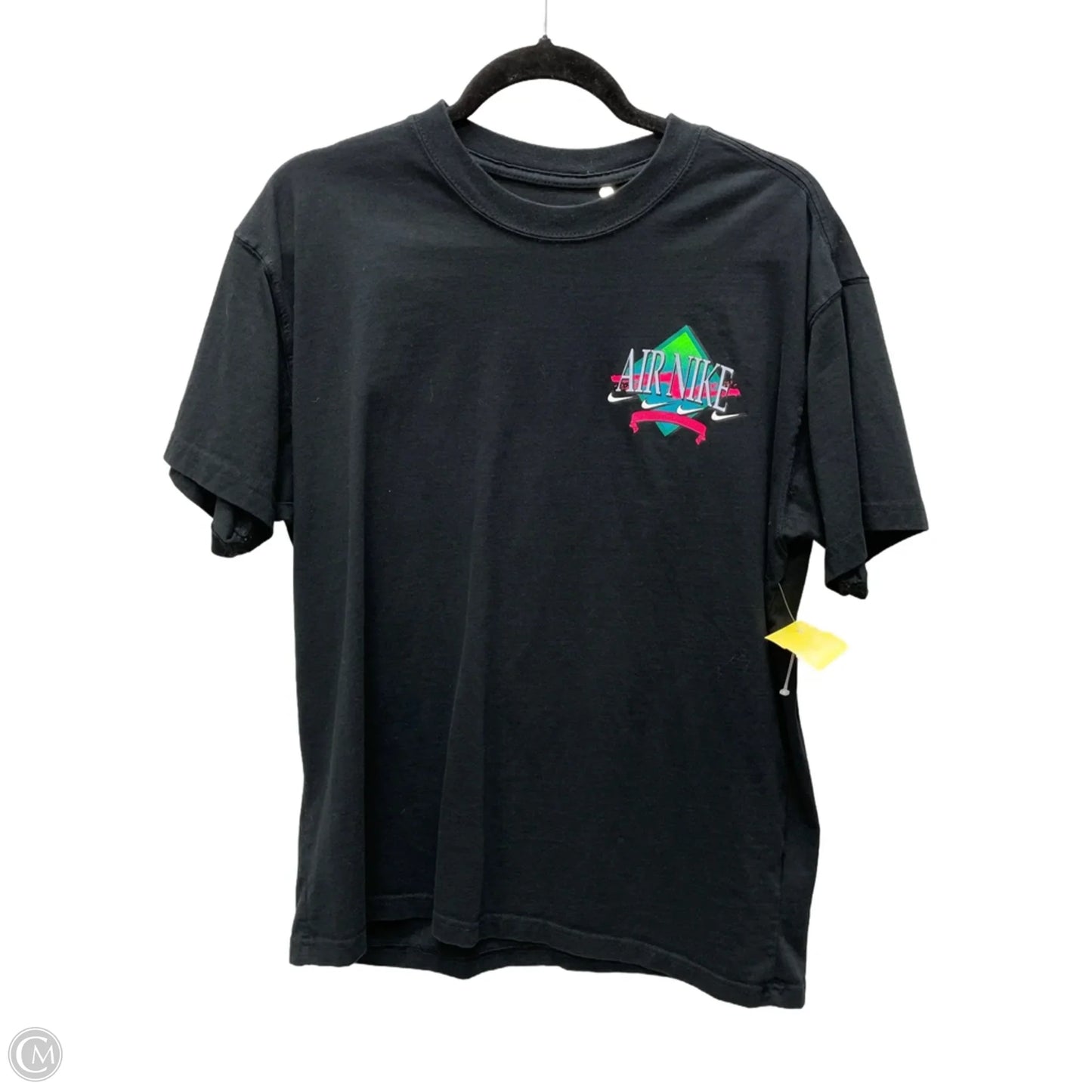 Top Short Sleeve By Nike Apparel In Black, Size: M