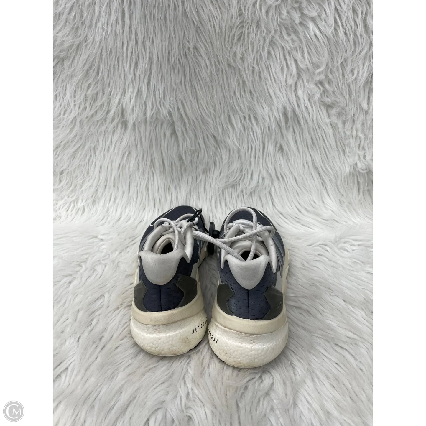 Shoes Athletic By Adidas In Grey & White, Size: 6