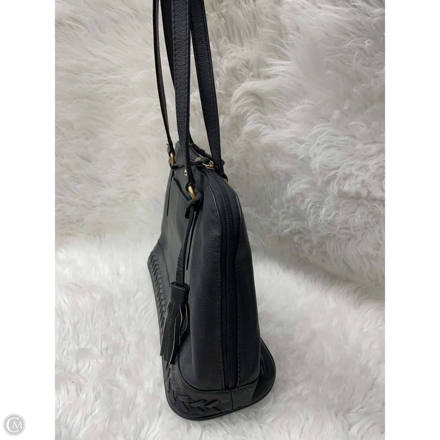Handbag Leather By Great American Leather, Size: Medium