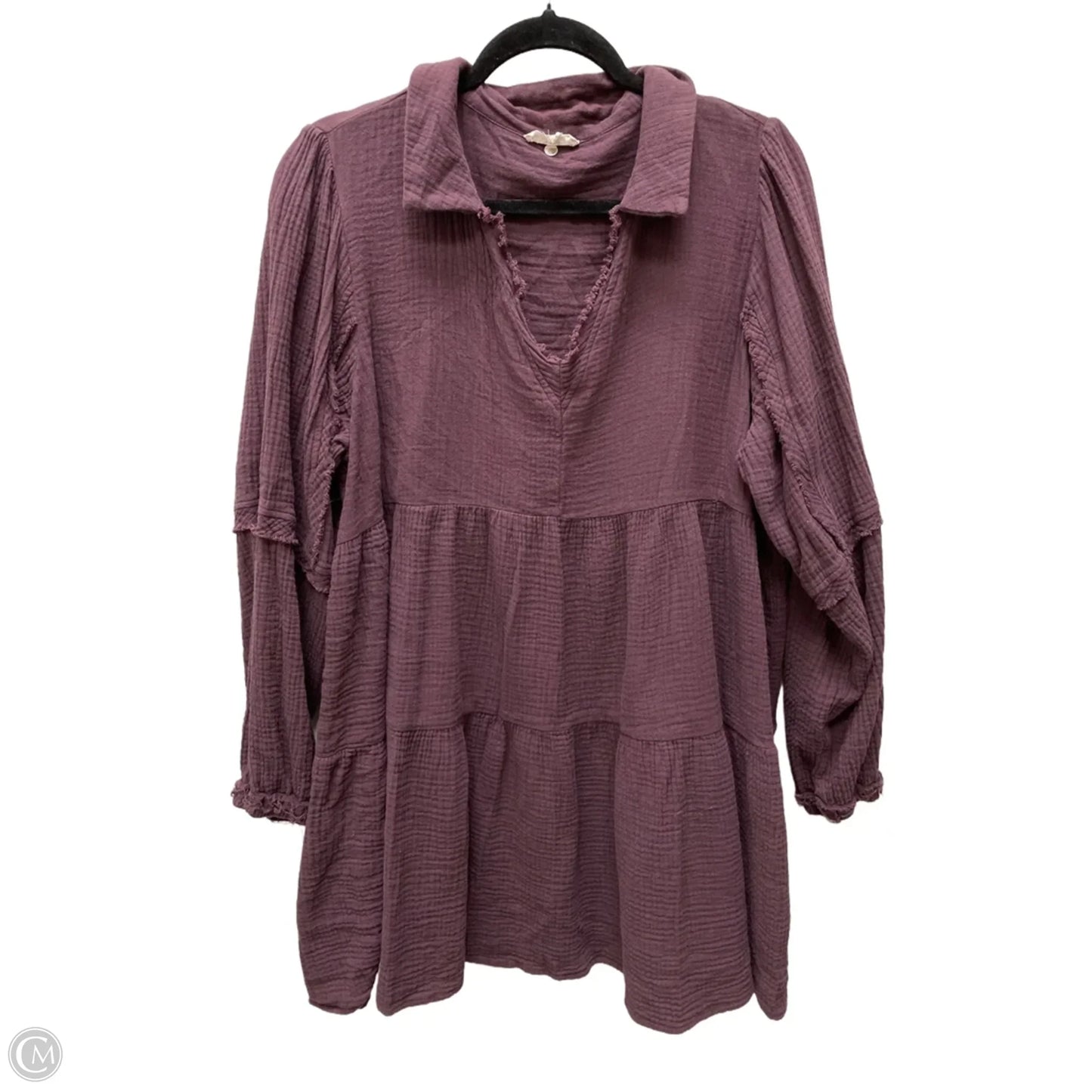 Dress Casual Short By Easel In Purple, Size: 3x