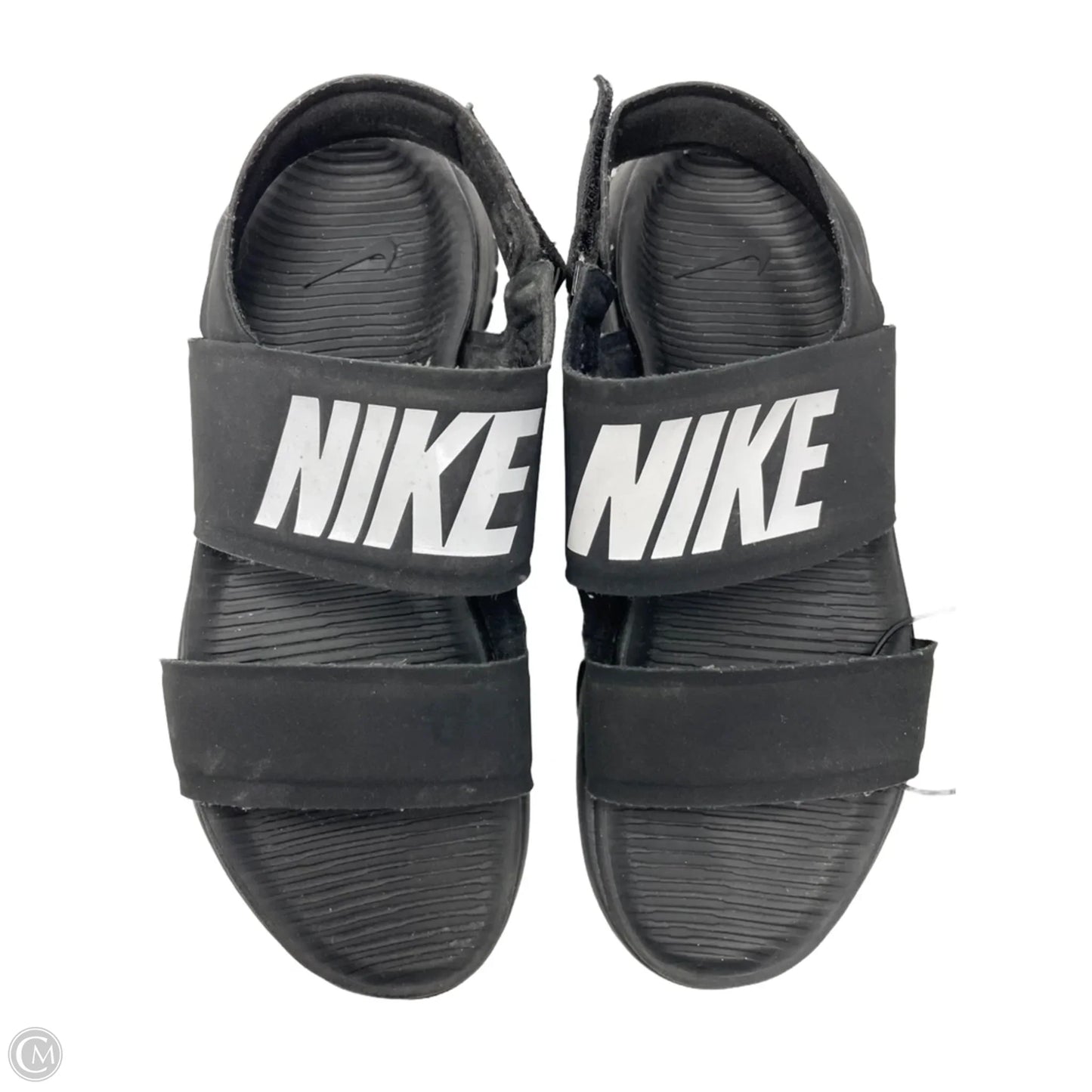 Sandals Flats By Nike In Black, Size: 7