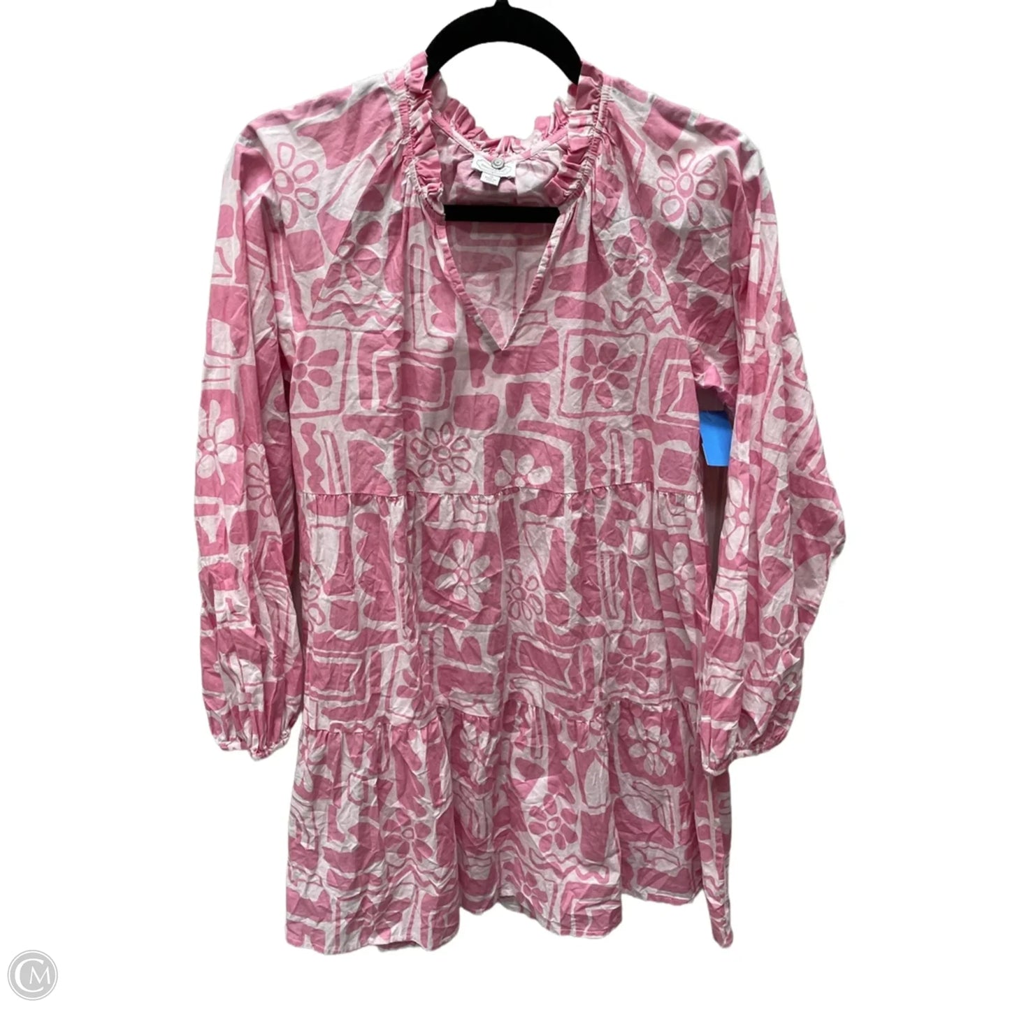 Dress Casual Short By Mudpie In Geometric Pattern, Size: S