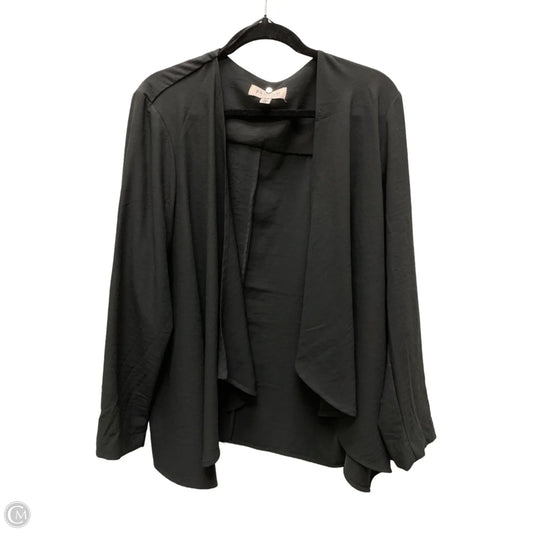 Cardigan By Philosophy In Black, Size: 1x