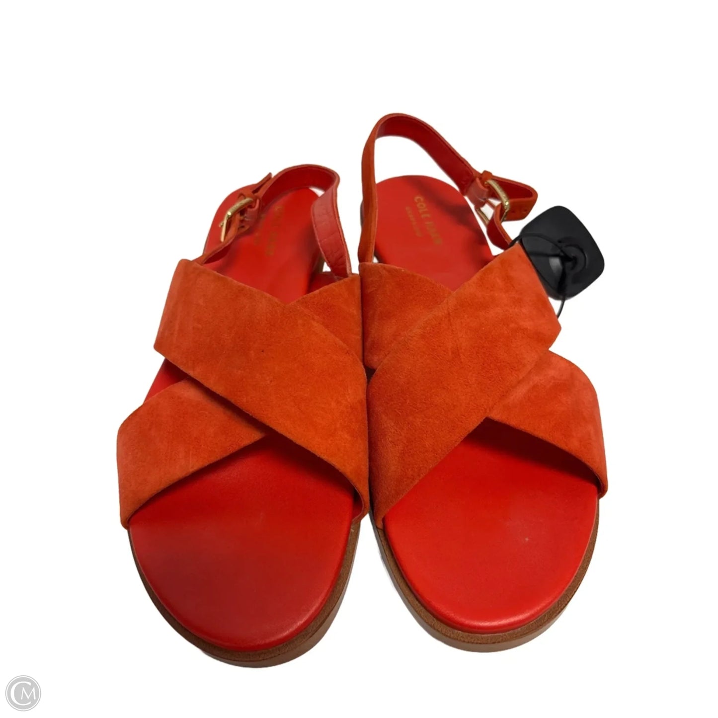 Sandals Flats By Cole-haan In Orange, Size: 8.5