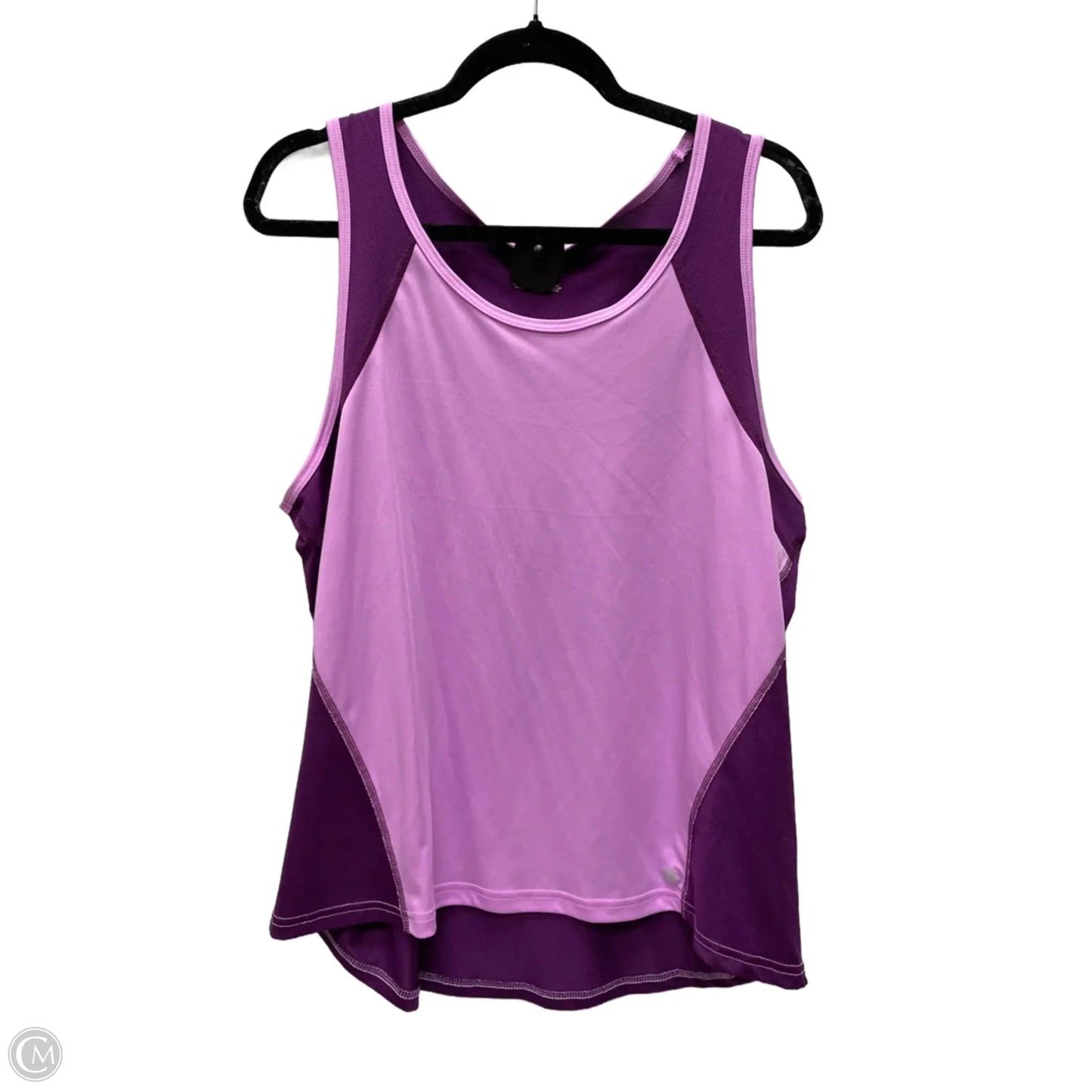 Athletic Tank Top By Tek Gear In Pink & Purple, Size: Xl