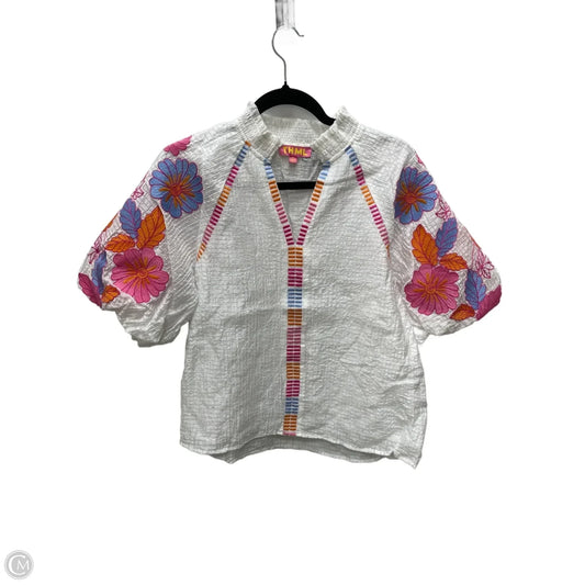 Top Short Sleeve By Thml In Floral Print, Size: M