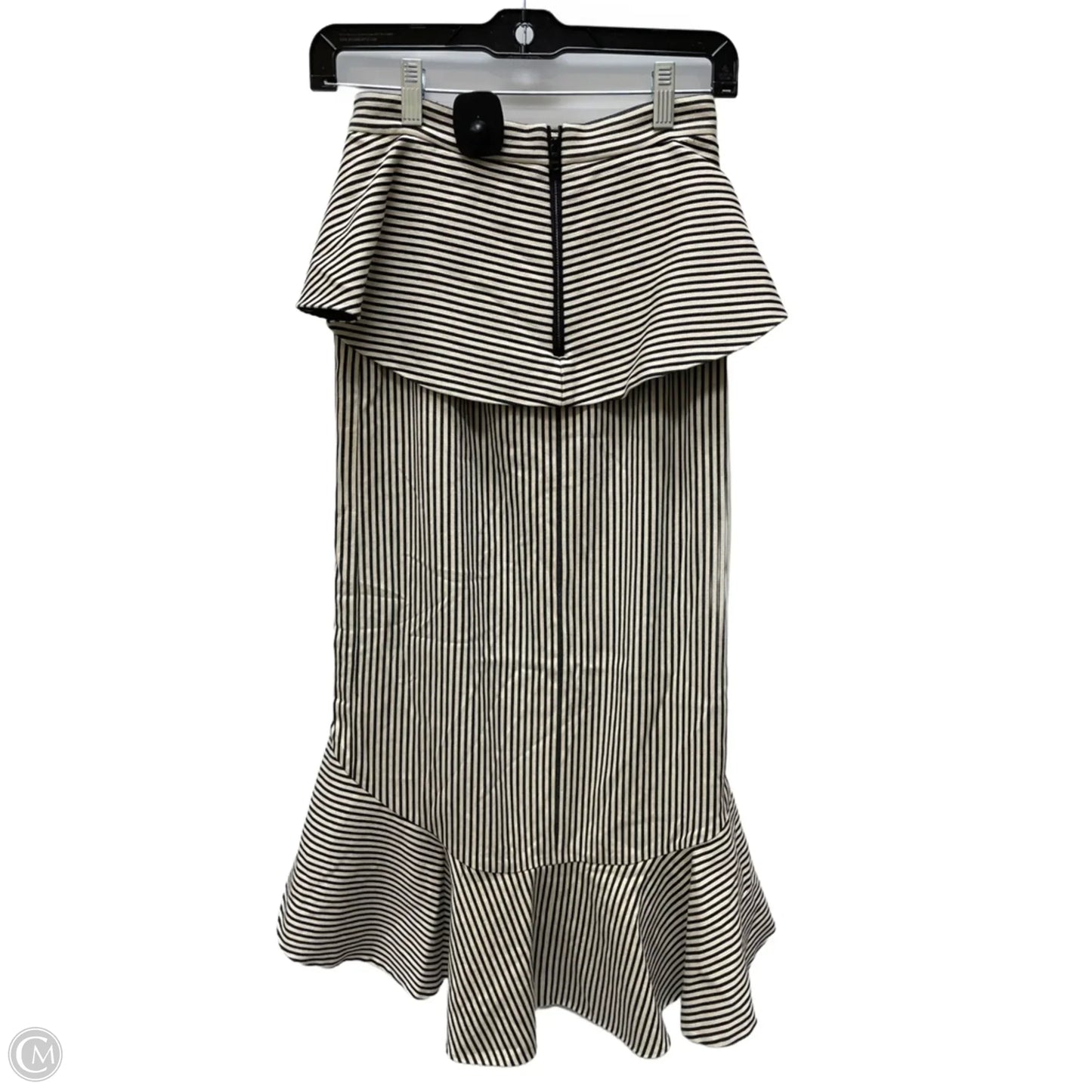 Skirt Designer By Alice + Olivia In Striped Pattern, Size: 0