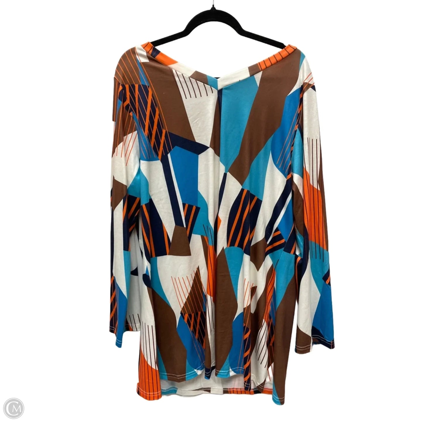 Dress Casual Short By Cme In Geometric Pattern, Size: 2x