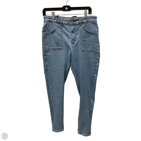 Jeans Skinny By Levis In Blue Denim, Size: 12