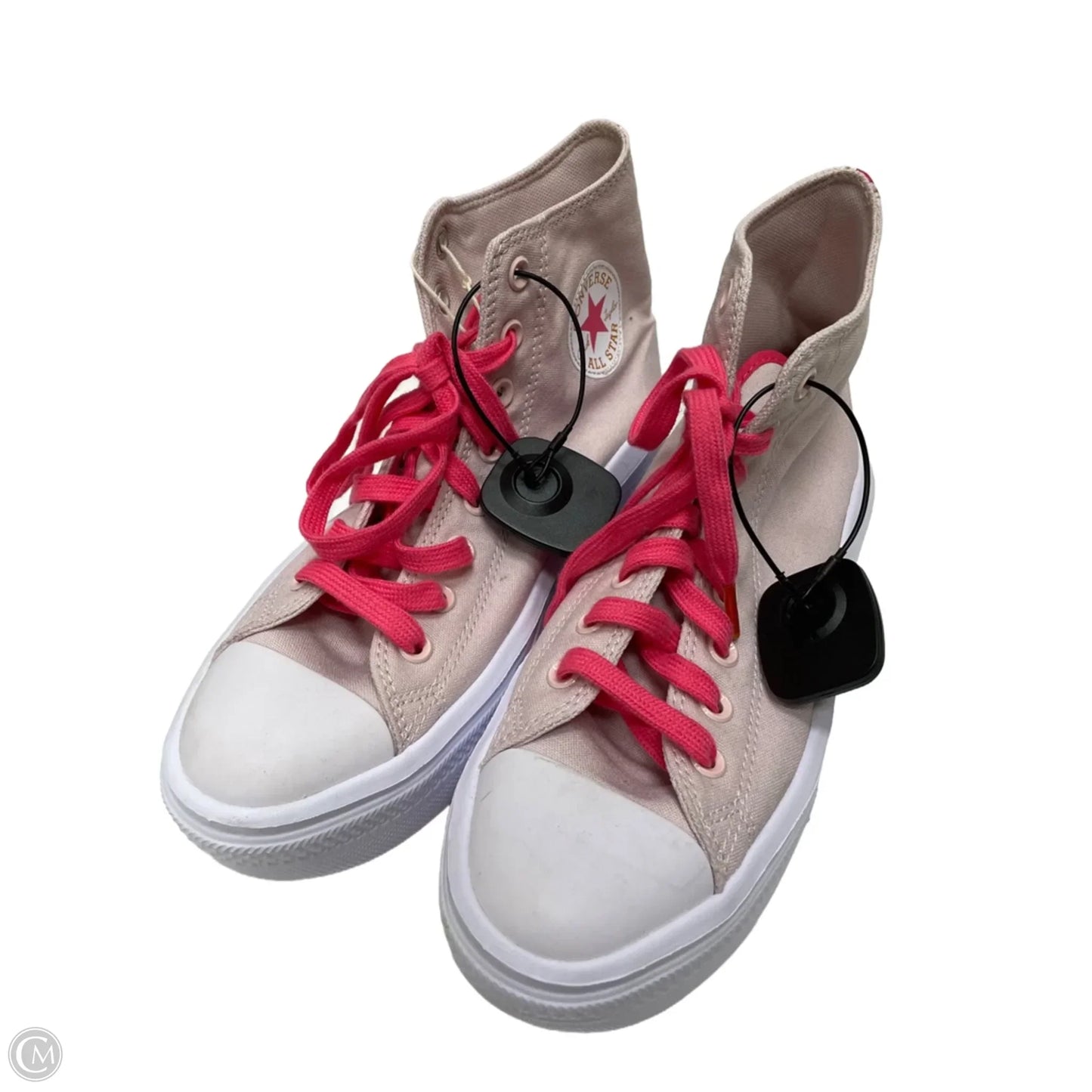 Shoes Sneakers Platform By Converse In Pink & White, Size: 10