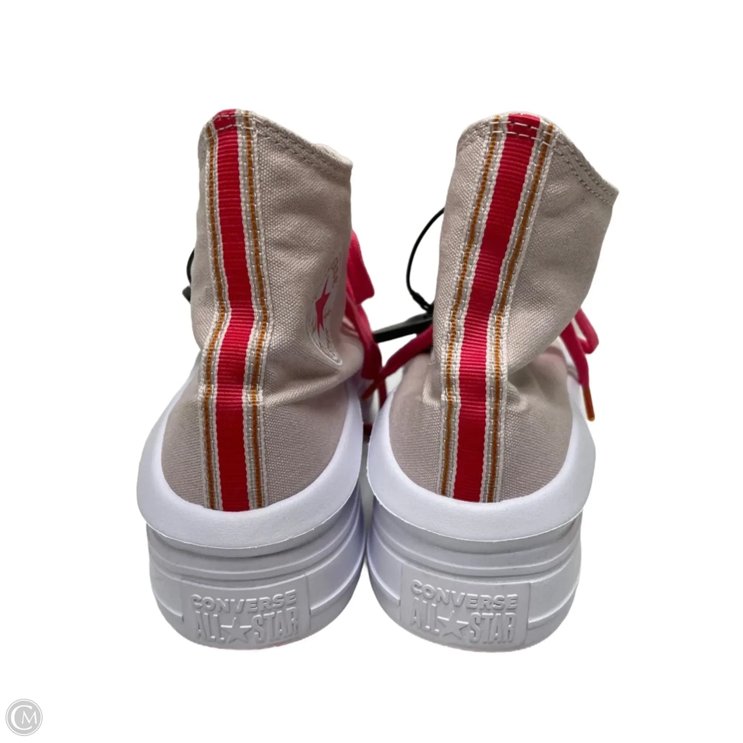 Shoes Sneakers Platform By Converse In Pink & White, Size: 10