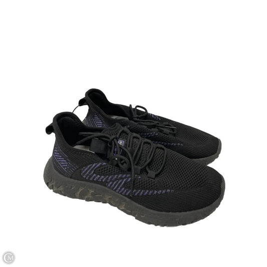 Shoes Athletic By Clothes Mentor In Black & Purple, Size: 10