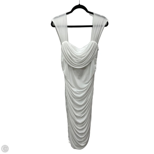 Dress Party Midi By Prettygarden In White, Size: L