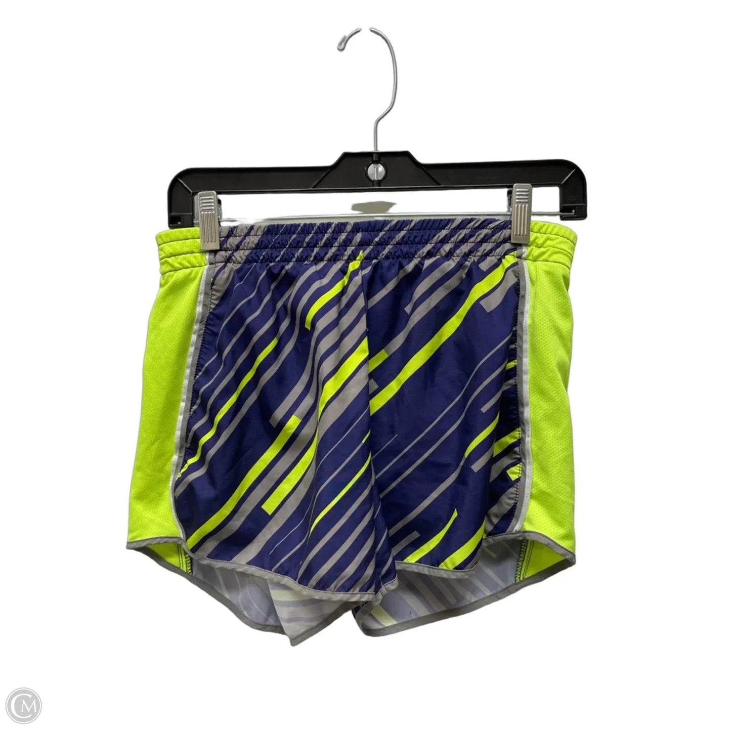 Athletic Shorts By Nike Apparel In Striped Pattern, Size: S