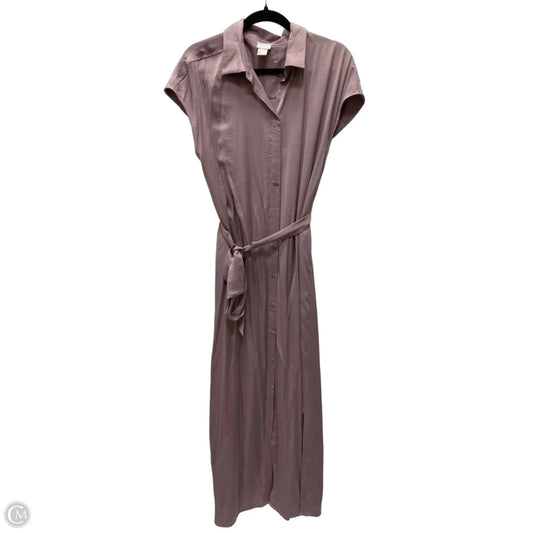 Dress Casual Maxi By Chicos In Mauve, Size: L