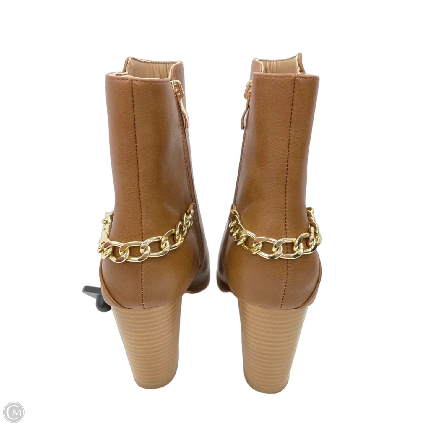 Boots Ankle Heels By Catherine Malandrino In Brown, Size: 8.5