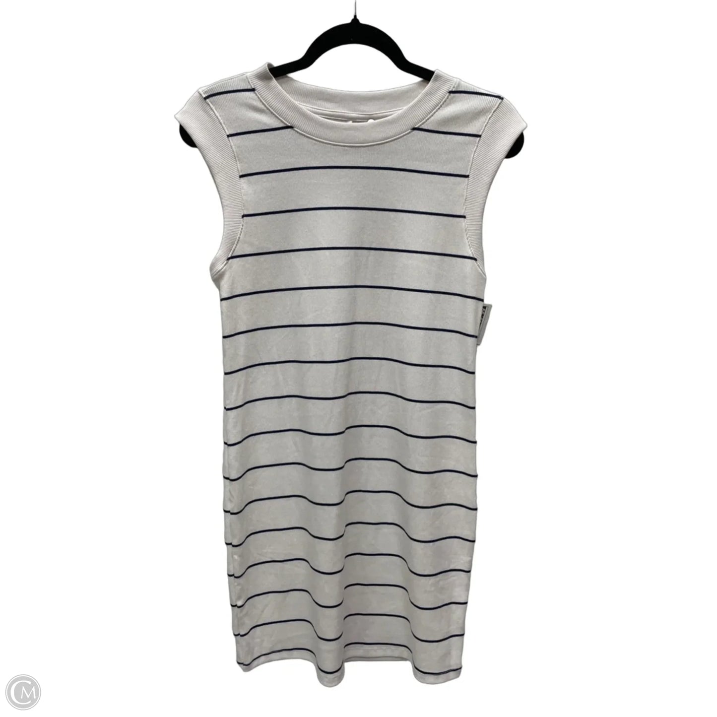 Dress Casual Midi By A New Day In Striped Pattern, Size: S