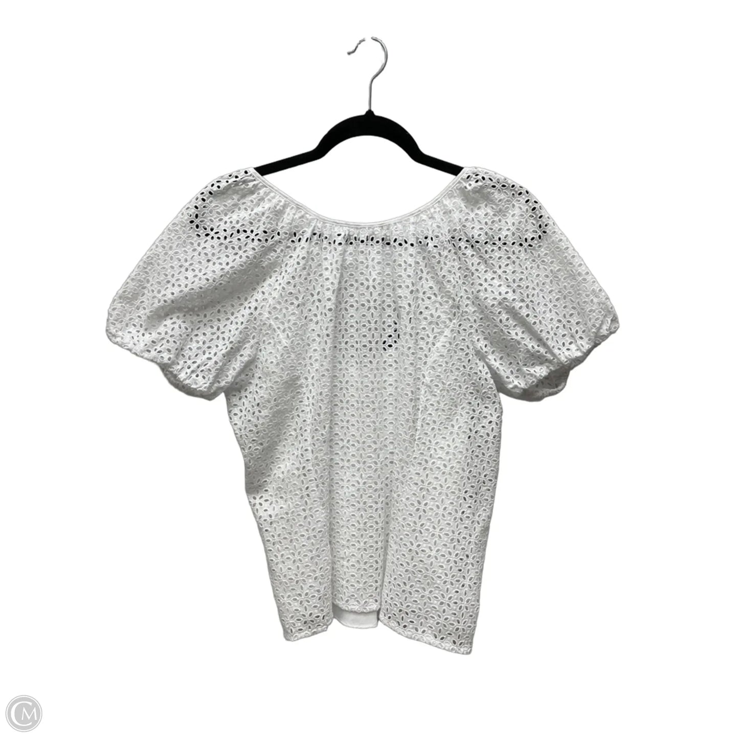 Top Short Sleeve By J. Crew In White, Size: M