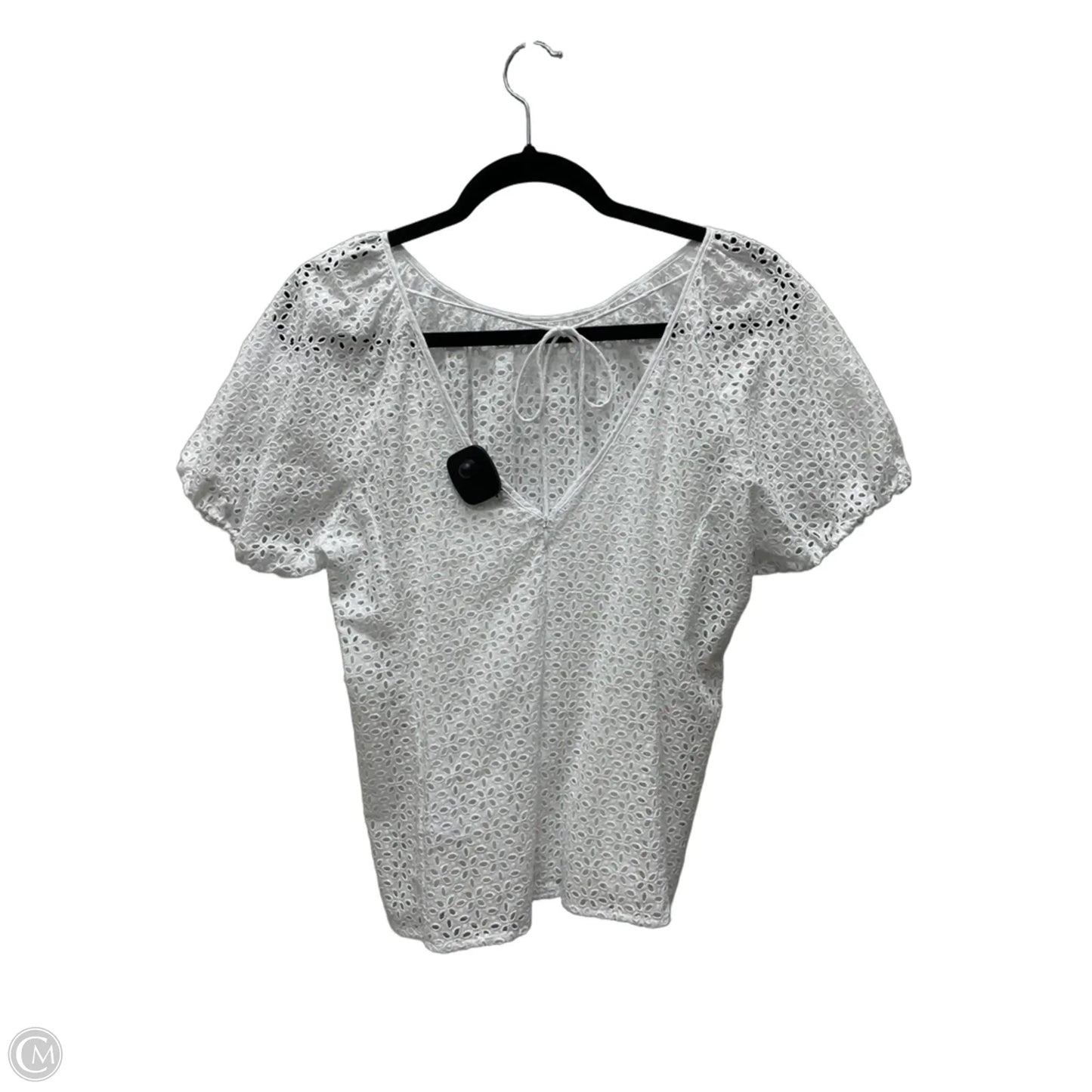 Top Short Sleeve By J. Crew In White, Size: M