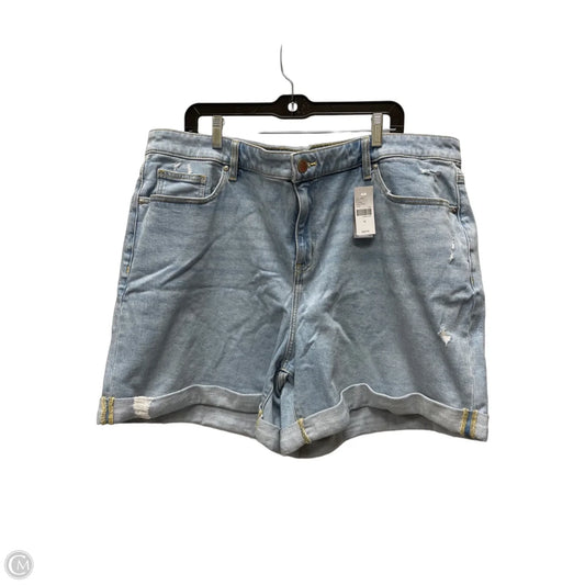 Shorts By Lane Bryant In Blue Denim, Size: 22