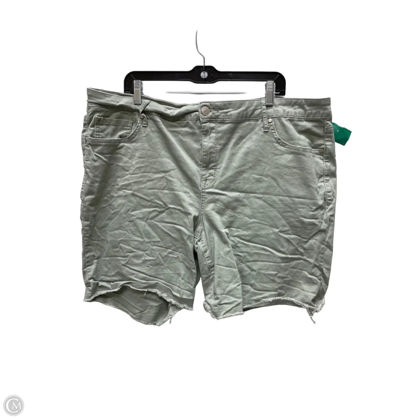 Shorts By Seven 7 In Green, Size: 20