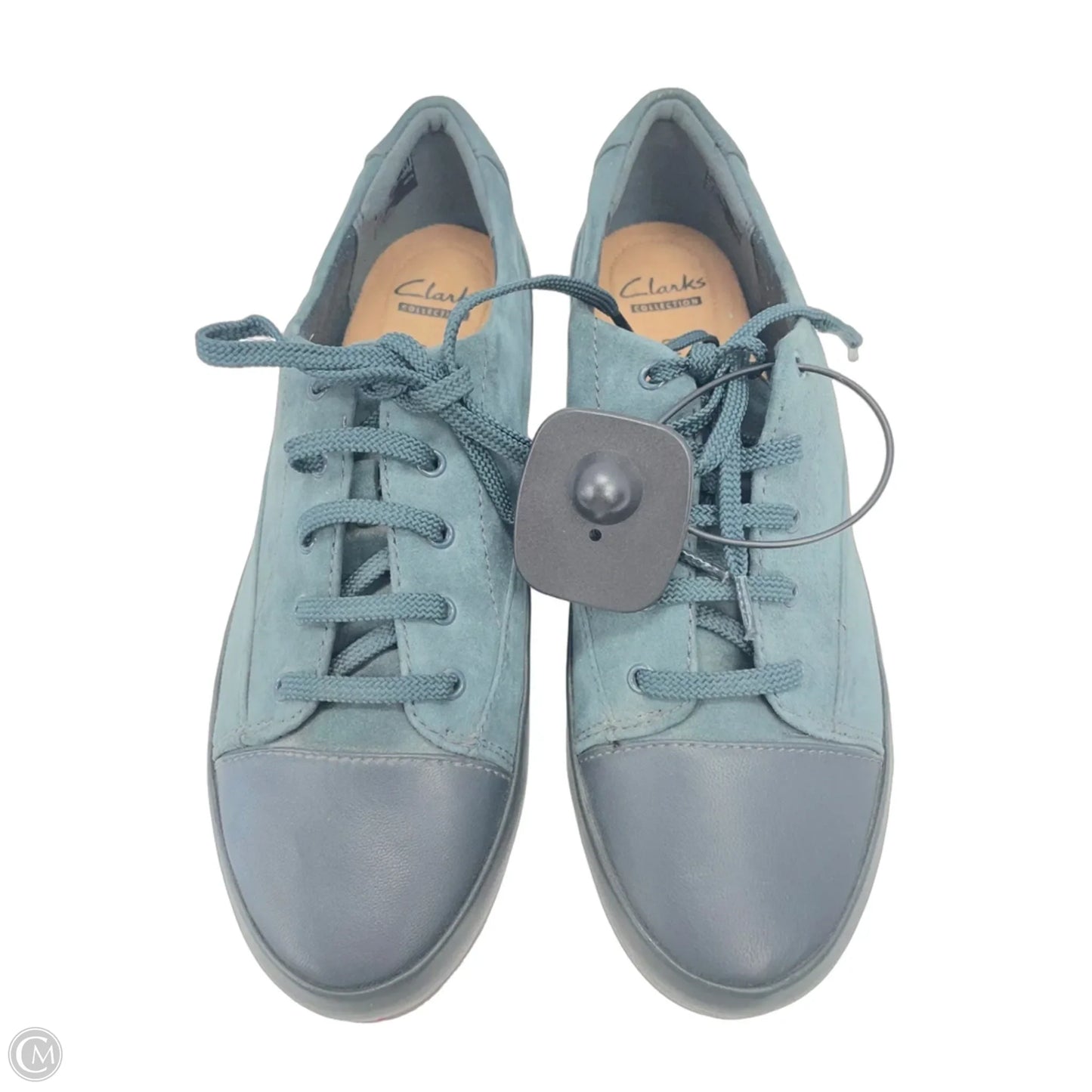 Shoes Sneakers By Clarks In Grey, Size: 8.5