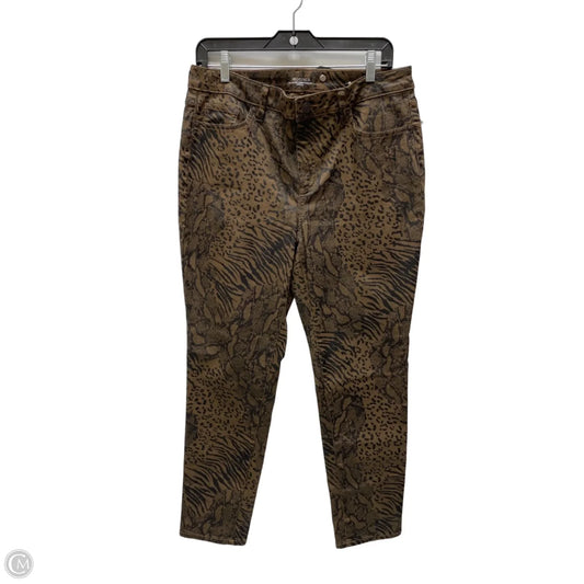 Pants Other By Chicos In Animal Print, Size: 10p