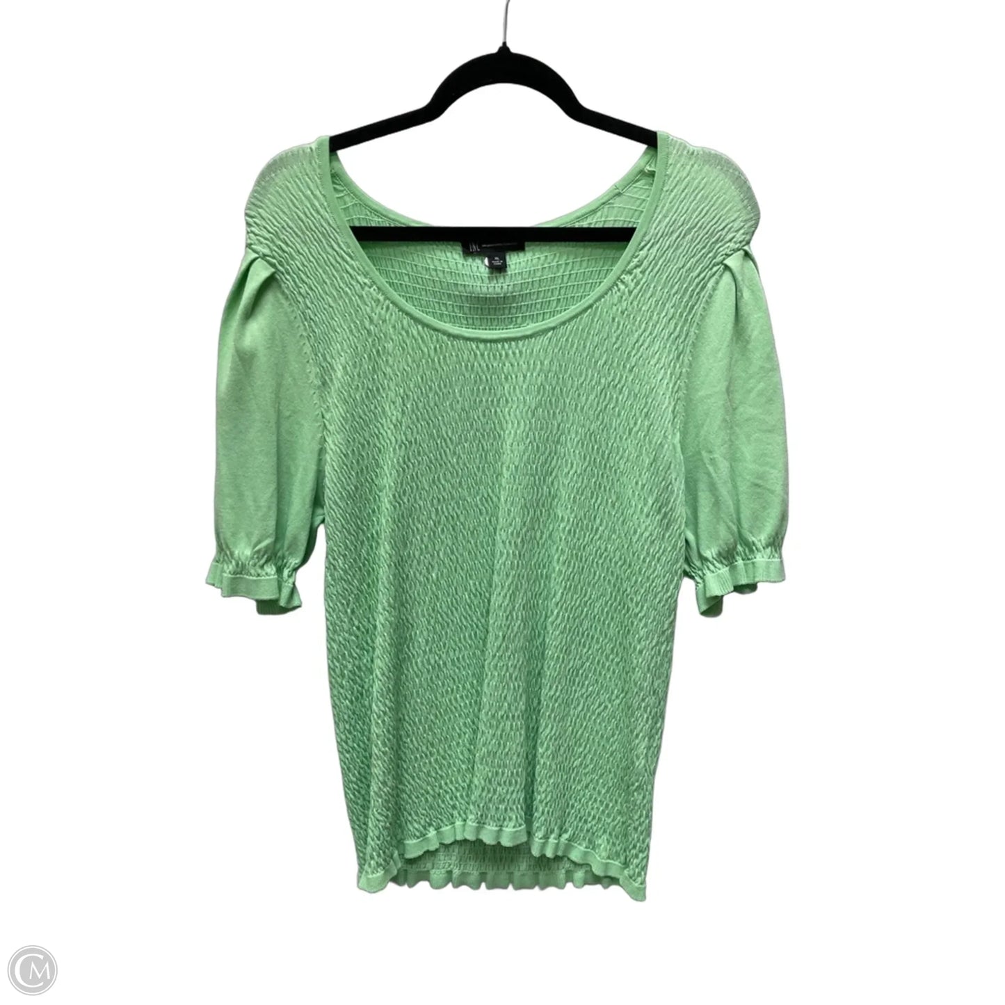 Top Short Sleeve By Inc In Green, Size: Xl