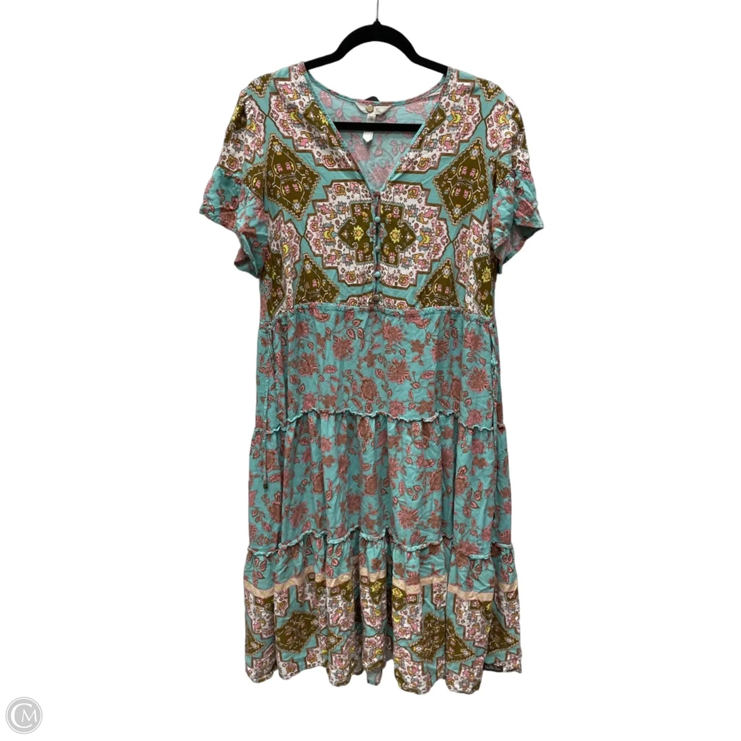 Dress Casual Maxi By Matilda Jane In Floral Print, Size: M