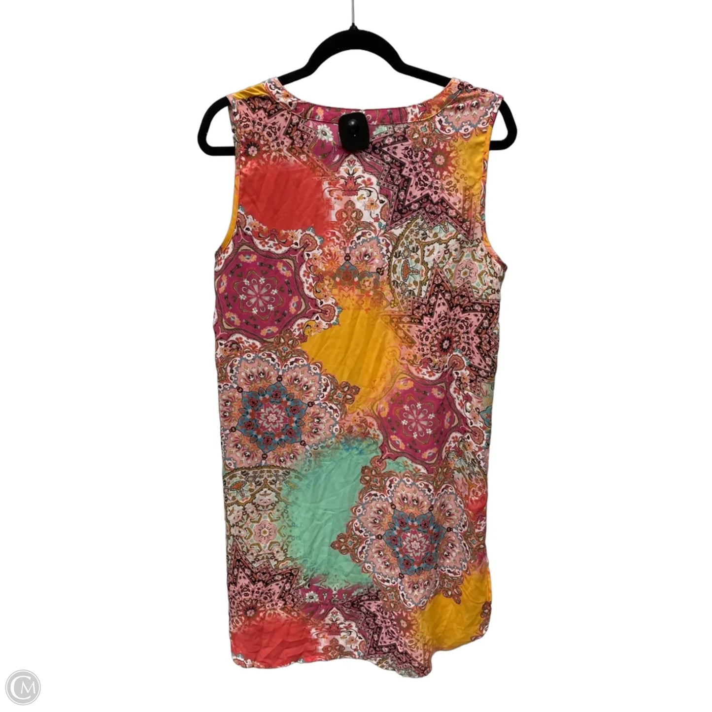 Top Sleeveless By Spense In Geometric Pattern, Size: M