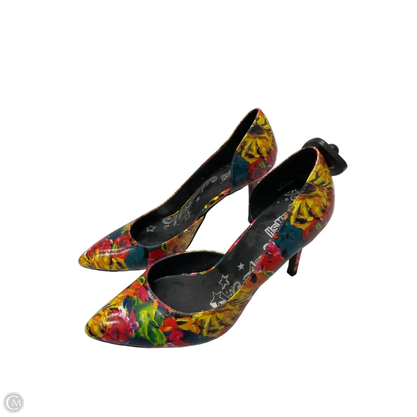 Shoes Heels Stiletto By Brash In Floral Print, Size: 8.5