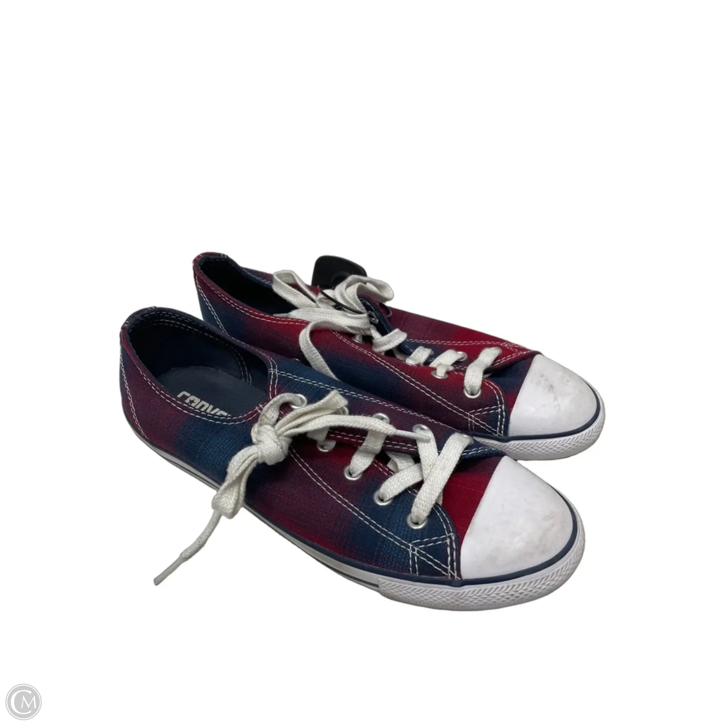 Shoes Sneakers By Converse In Blue & Red, Size: 8
