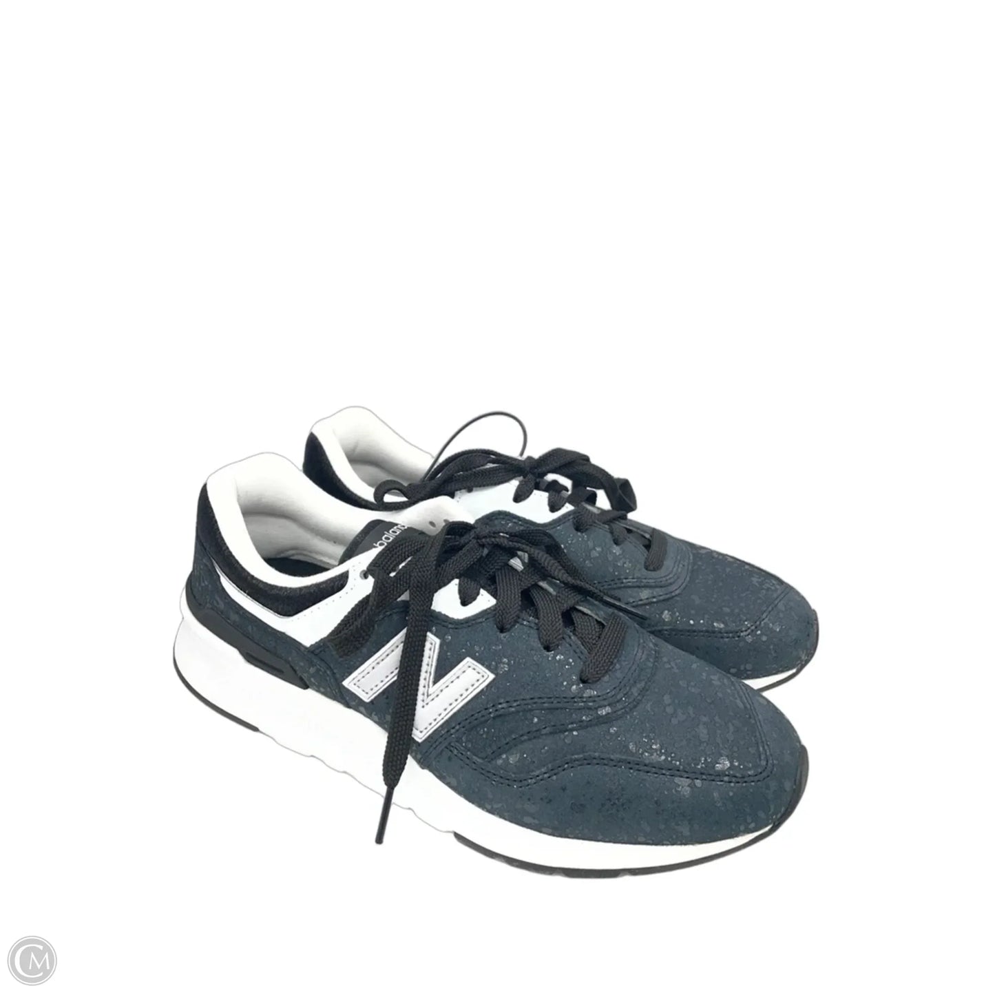 Shoes Sneakers By New Balance In Black & Silver, Size: 9