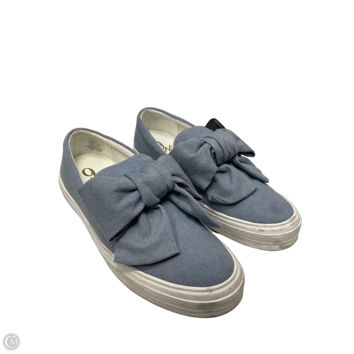 Shoes Flats By Nine West In Blue Denim, Size: 9
