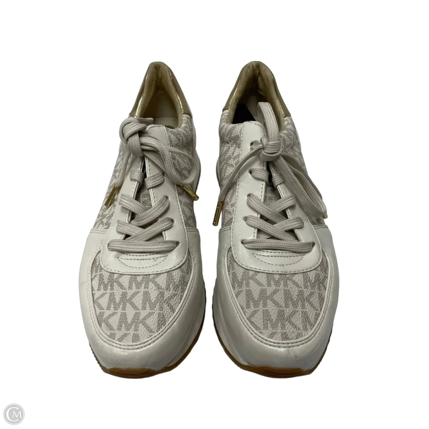 Shoes Sneakers By Michael By Michael Kors In Tan & White, Size: 7