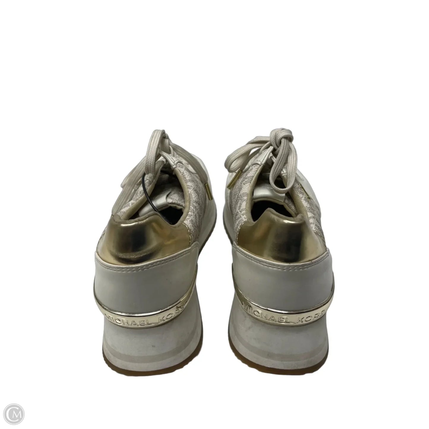 Shoes Sneakers By Michael By Michael Kors In Tan & White, Size: 7