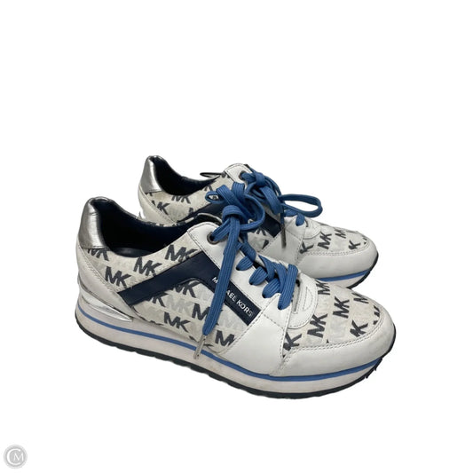 Shoes Sneakers By Michael By Michael Kors In Blue & White, Size: 7