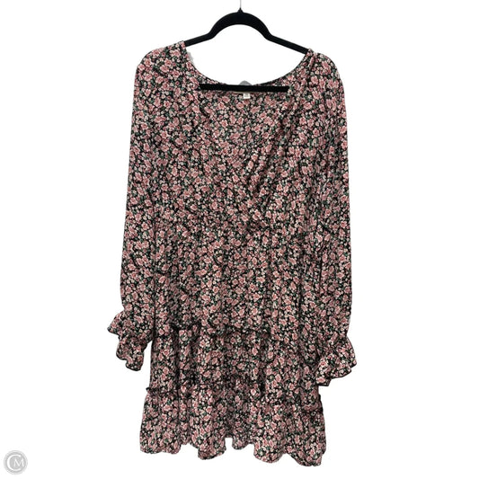 Dress Casual Midi By Inspired Hearts In Floral Print, Size: 3x