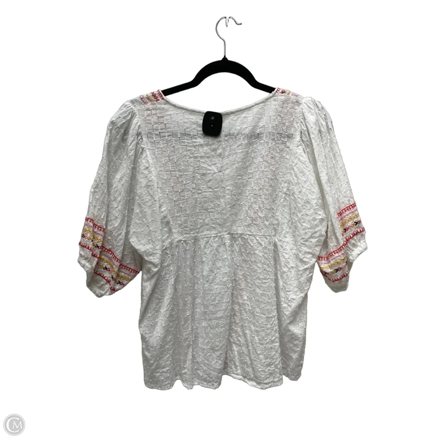 Top Short Sleeve By Clothes Mentor In Geometric Pattern, Size: L