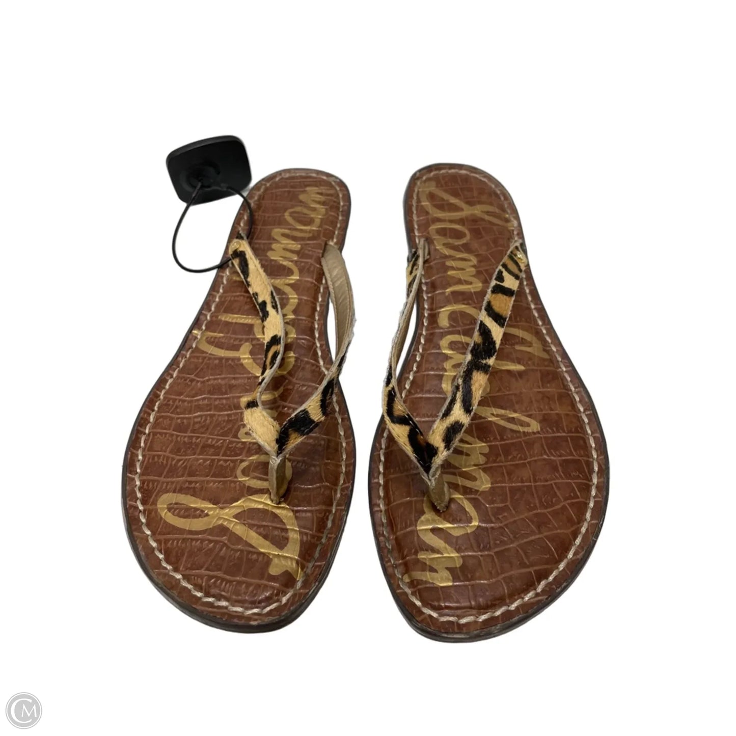 Sandals Flats By Sam Edelman In Animal Print, Size: 8