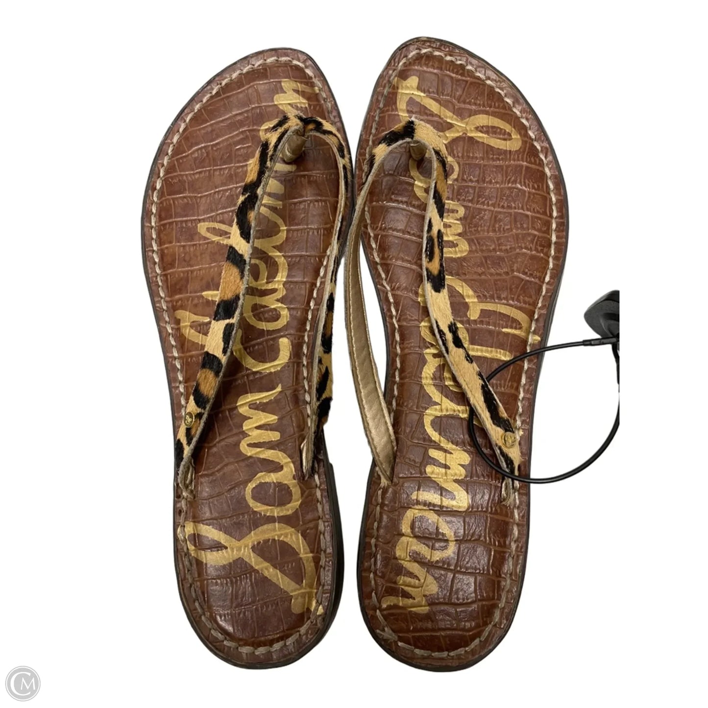 Sandals Flats By Sam Edelman In Animal Print, Size: 8