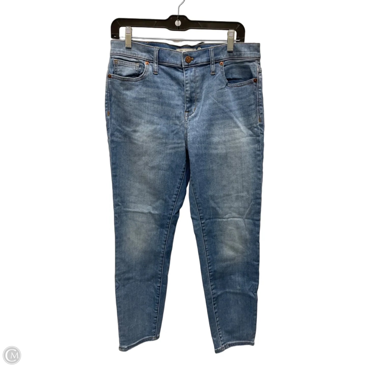 Jeans Skinny By Madewell In Blue Denim, Size: 14
