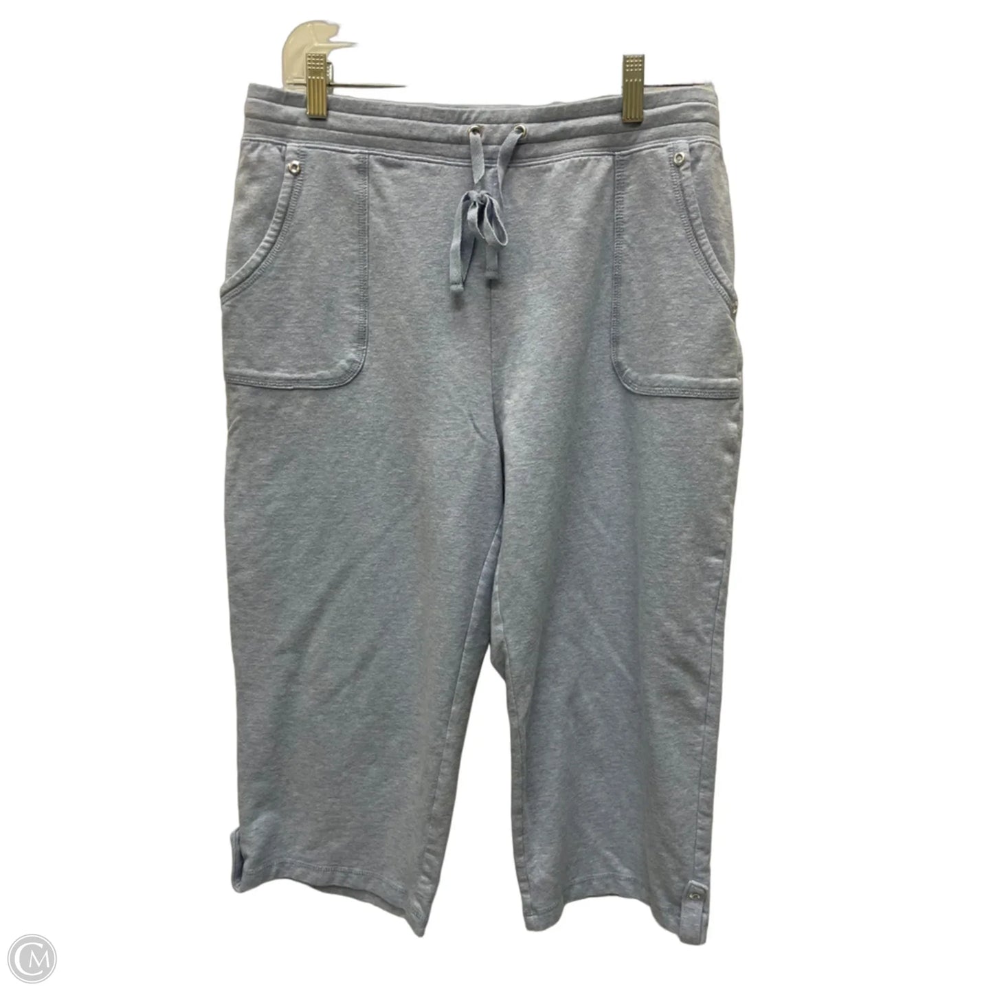 Shorts Set By Karen Scott In Striped Pattern, Size: L