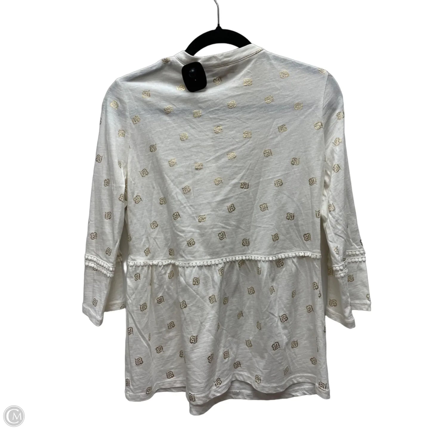 Top Long Sleeve By Boden In Geometric Pattern, Size: Xs