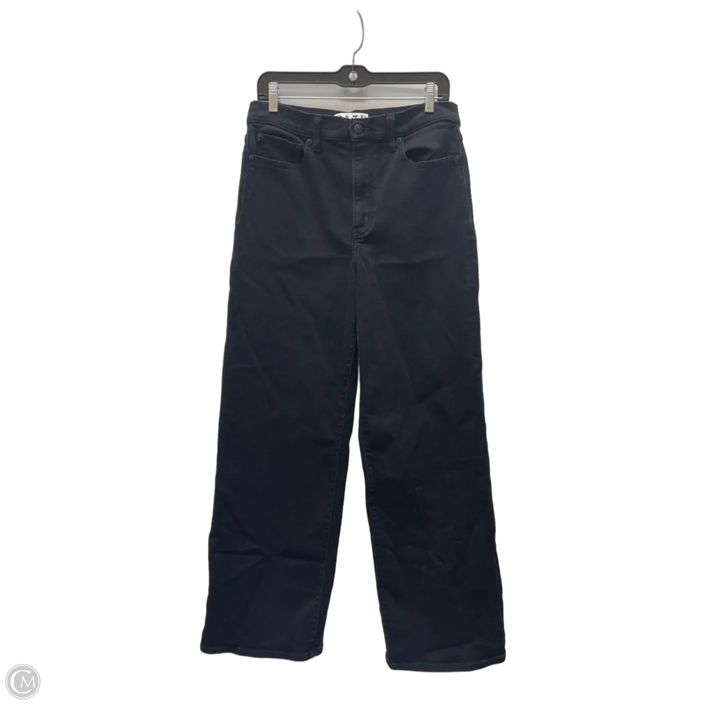 Jeans Wide Leg By Daze In Black Denim, Size: 10