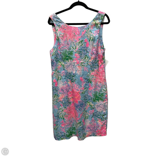 Dress Designer By Lilly Pulitzer In Floral Print, Size: L