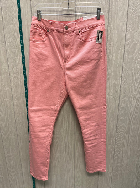 Pink Jeans Skinny Loft, Size 8